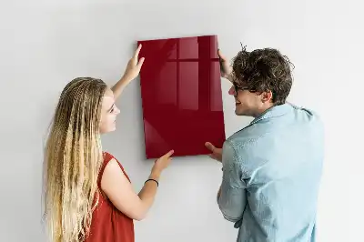 Magnetická popisovacia tabuľa bordové vyhotovenie