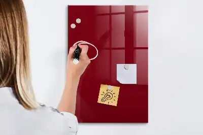 Magnetická popisovacia tabuľa bordové vyhotovenie
