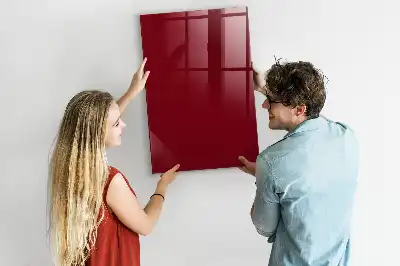 Magnetická popisovacia tabuľa bordové vyhotovenie