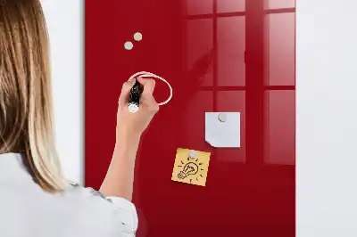 Magnetická tabuľa na kreslenie v červenej farbe