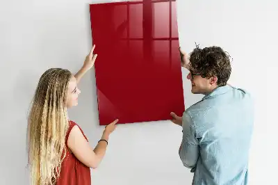 Magnetická tabuľa na kreslenie v červenej farbe