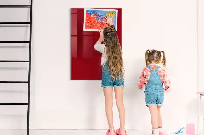 Magnetická tabuľa na kreslenie v červenej farbe