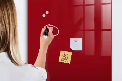 Magnetická tabuľa na kreslenie v červenej farbe