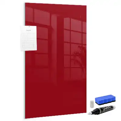Magnetická tabuľa na kreslenie v červenej farbe