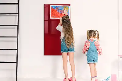 Magnetická tabuľa na kreslenie v červenej farbe