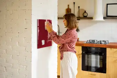 Magnetická tabuľa na kreslenie v červenej farbe