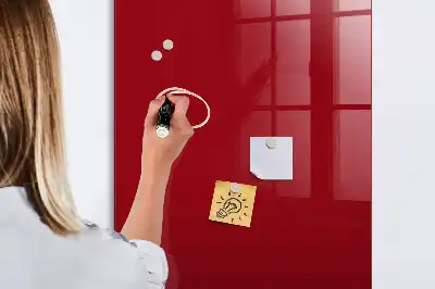 Magnetická tabuľa na kreslenie v červenej farbe
