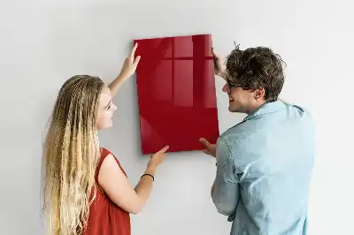 Magnetická tabuľa na kreslenie v červenej farbe