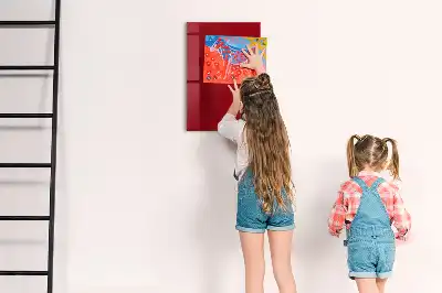 Magnetická tabuľa na kreslenie v červenej farbe