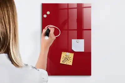 Magnetická tabuľa na kreslenie v červenej farbe