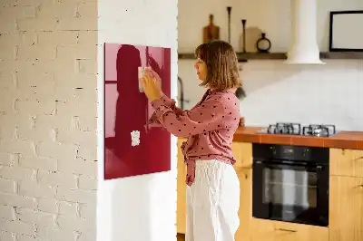 Magnetická tabuľa na kreslenie v červenej farbe