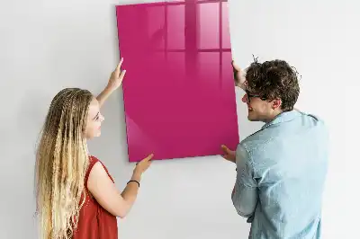 Magnetická popisovacia tabuľa v intenzívnej ružovej farbe
