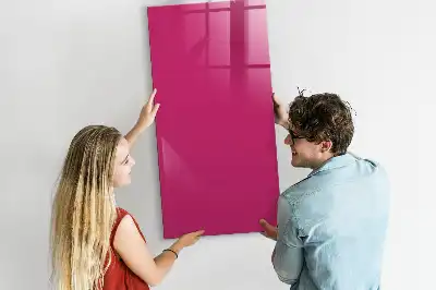 Magnetická popisovacia tabuľa v intenzívnej ružovej farbe
