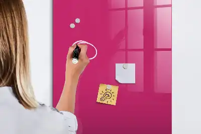 Magnetická popisovacia tabuľa v intenzívnej ružovej farbe