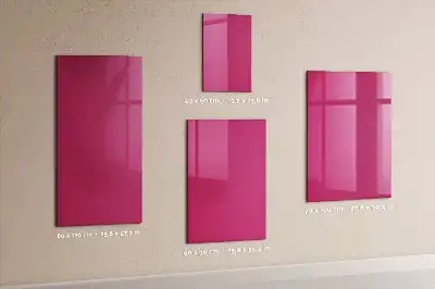Magnetická popisovacia tabuľa v intenzívnej ružovej farbe