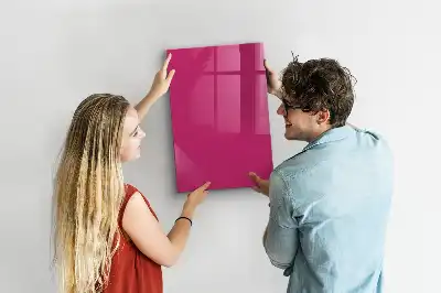Magnetická popisovacia tabuľa v intenzívnej ružovej farbe