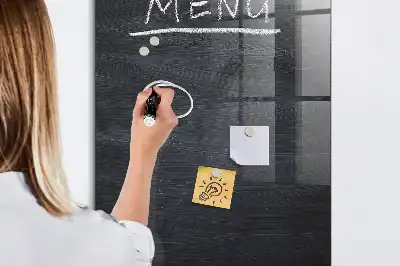 Magnetická popisovacia tabuľa na menu