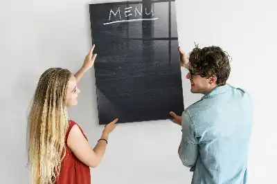 Magnetická popisovacia tabuľa na menu