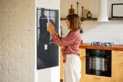 Magnetická popisovacia tabuľa na menu
