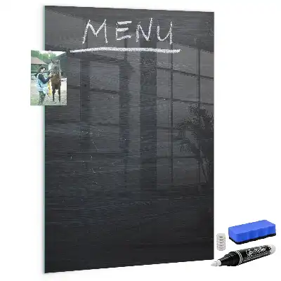 Magnetická popisovacia tabuľa na menu