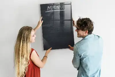 Magnetická popisovacia tabuľa na menu