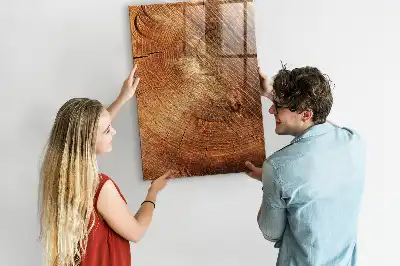 Magnetická tabuľa na kreslenie motív priečneho rezu kmeňom