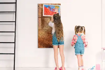 Magnetická tabuľa na kreslenie motív priečneho rezu kmeňom