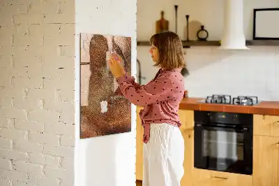Magnetická tabuľa na kreslenie motív priečneho rezu kmeňom