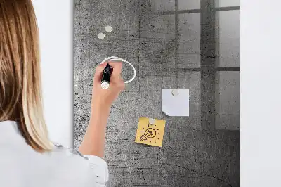 Magnetická tabuľa na kreslenie s motívom poškriabaného kovu
