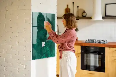 Magnetická popisovacia tabuľa smaragdový blok