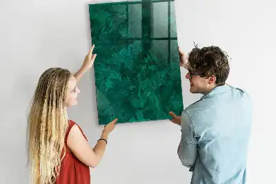 Magnetická popisovacia tabuľa smaragdový blok
