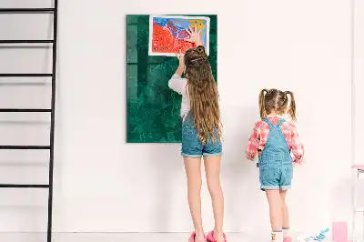 Magnetická popisovacia tabuľa smaragdový blok