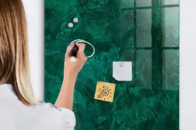 Magnetická popisovacia tabuľa smaragdový blok