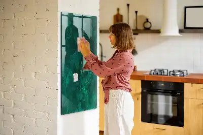 Magnetická popisovacia tabuľa smaragdový blok
