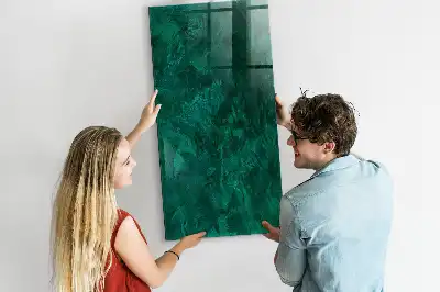 Magnetická popisovacia tabuľa smaragdový blok