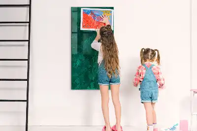 Magnetická popisovacia tabuľa smaragdový blok