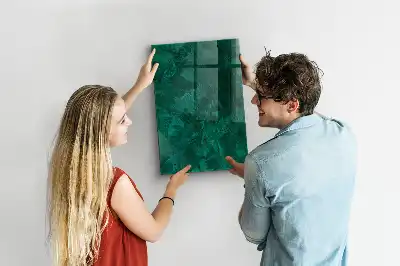 Magnetická popisovacia tabuľa smaragdový blok