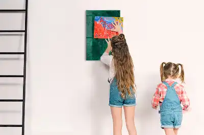 Magnetická popisovacia tabuľa smaragdový blok