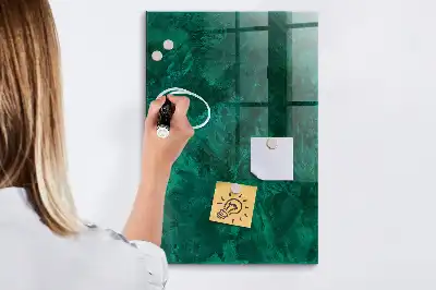 Magnetická popisovacia tabuľa smaragdový blok