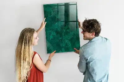 Magnetická popisovacia tabuľa smaragdový blok