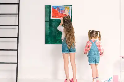 Magnetická popisovacia tabuľa smaragdový blok