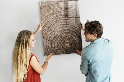 Magnetická tabuľa na kreslenie letokruhy stromu