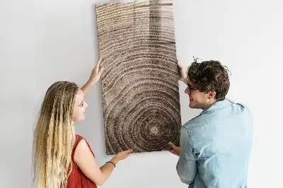 Magnetická tabuľa na kreslenie letokruhy stromu