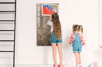 Magnetická tabuľa na kreslenie letokruhy stromu