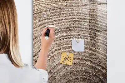 Magnetická tabuľa na kreslenie letokruhy stromu