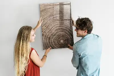 Magnetická tabuľa na kreslenie letokruhy stromu