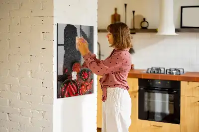 Mletá paprika magnetická popisovacia tabuľa