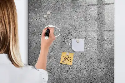 Magnetická tabuľa na kreslenie v betónovom prevedení