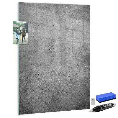 Magnetická tabuľa na kreslenie v betónovom prevedení