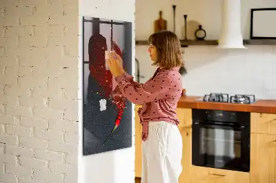 Magnetická tabuľa na kreslenie v prevedení mletá paprika